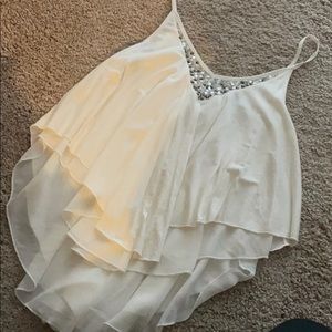 Express cream flowy tank